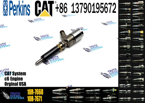 New Diesel Common Rail Fuel Injector 10R-7668 10R7668 for C6.6 Engine in Stock