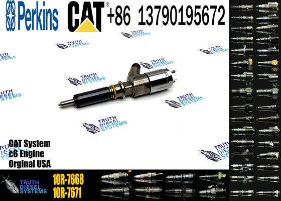 New Diesel Common Rail Fuel Injector 10R-7668 10R7668 for C6.6 Engine in Stock