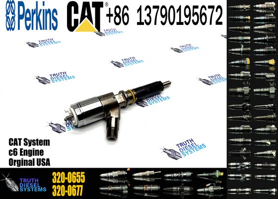 Common Rail Injector 320-0655 3200655 2645A751 Diesel Fuel Injector 2645A751 for C-A-T C6.6 Engine Excavator