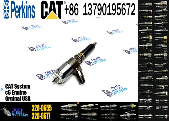 Common Rail Injector 320-0655 3200655 2645A751 Diesel Fuel Injector 2645A751 for C-A-T C6.6 Engine Excavator