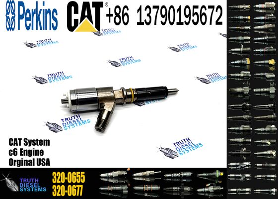 Common Rail Injector 320-0655 3200655 2645A751 Diesel Fuel Injector 2645A751 for C-A-T C6.6 Engine Excavator