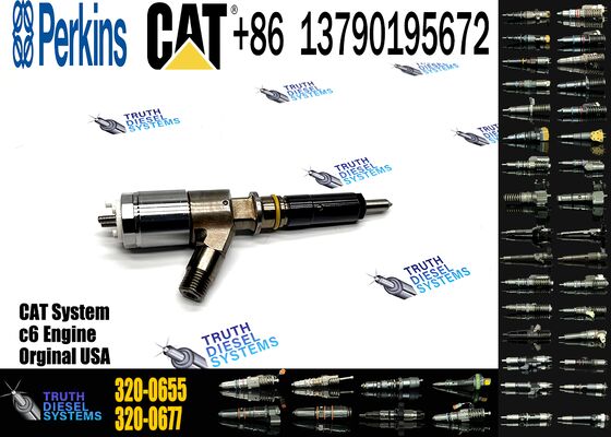 Common Rail Injector 320-0655 3200655 2645A751 Diesel Fuel Injector 2645A751 for C-A-T C6.6 Engine Excavator