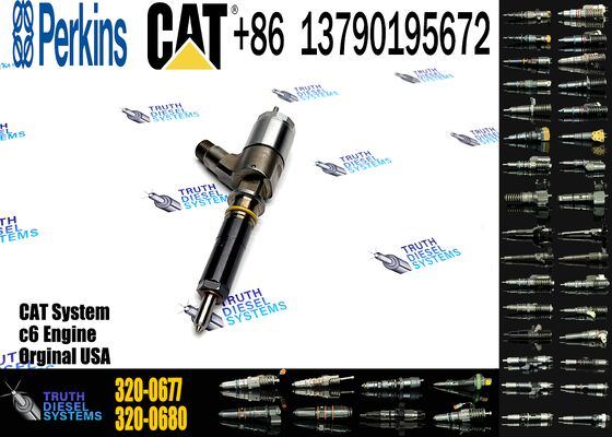 Affordable Excavator Engine Spare Parts Diesel Fuel Injector 320-0690 320-0677 321-3600 320-0655 10R-7675 for C6.6 Diesel Engine