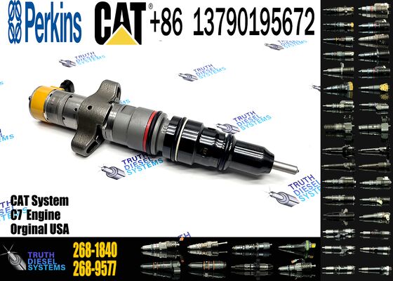 New Diesel Fuel Injector 268-1840 for C7 Engine 324D 326D 329D Excavator