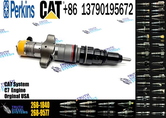 New Diesel Fuel Injector 268-1840 for C7 Engine 324D 326D 329D Excavator