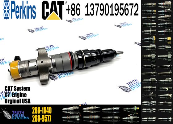 New Diesel Fuel Injector 268-1840 for C7 Engine 324D 326D 329D Excavator