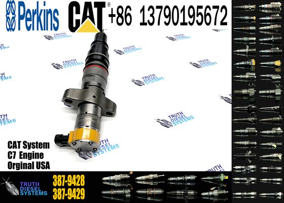 387-9430 for Cat C7 Diesel Injector Parts New 387-9427 387-9428 Engine for C-aterpillar C7 Injector for Construction Excavator