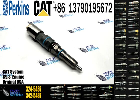 Fuel Injector 324-5467 3245467 For CAT C9.3 Engine D6T D7E E336F Excavator 456-3589 20R-5078 456-3544 456-3493