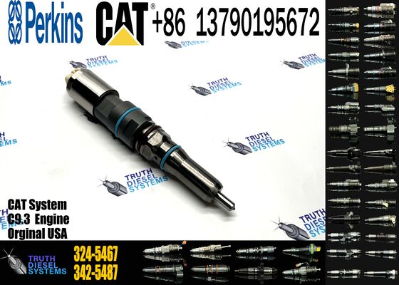 Fuel Injector 324-5467 3245467 For CAT C9.3 Engine D6T D7E E336F Excavator 456-3589 20R-5078 456-3544 456-3493