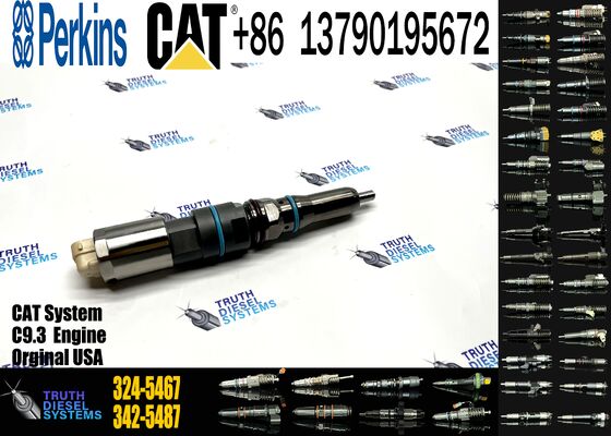 Fuel Injector 324-5467 3245467 For CAT C9.3 Engine D6T D7E E336F Excavator 456-3589 20R-5078 456-3544 456-3493