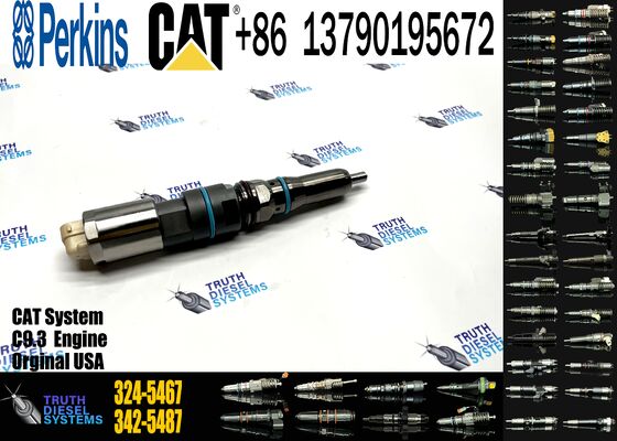 Fuel Injector 324-5467 3245467 For CAT C9.3 Engine D6T D7E E336F Excavator 456-3589 20R-5078 456-3544 456-3493