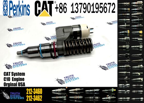 Excavator Loader Parts 2123460 10R-0960 161-1708 194-5080 223-5327 223-5328 212-3460 Diesel Engine C10 12 Fuel Injector Assembly