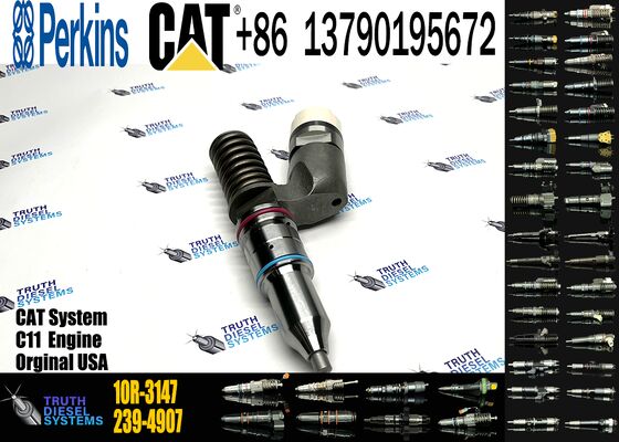 Excavator Accessories Fuel Injector 239-4907 249-0707 253-1459 10R-1305 10R-3147 for C11 Construction Machinery 6 Month