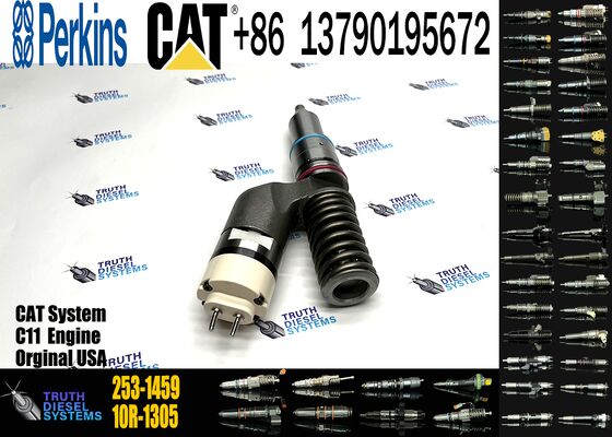 C11 C-aterpillar Excavator Diesel Engine Parts New Fuel Injector 10R-1305 249-0708 10R-3147 253-1459