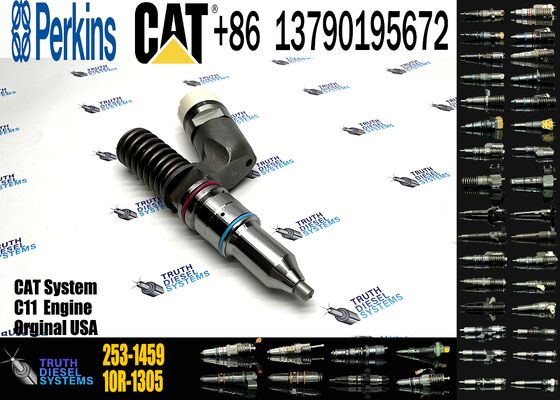 C11 C-aterpillar Excavator Diesel Engine Parts New Fuel Injector 10R-1305 249-0708 10R-3147 253-1459