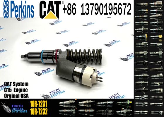 Fuel Injector 253-0618 10R-2772 276-8307 10R-7231 291-5911 10R-7230 Fits for C18 Engine Excavator Truck Parts