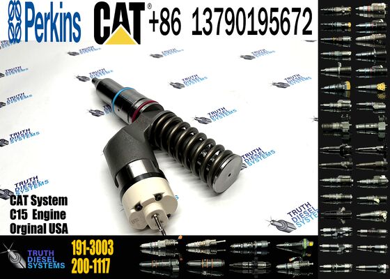 Diesel Fuel Injector 191-3003 1913003 Fuel Injector Pump 200-1117 2001117 Spare Parts C11 C13 C15 Fuel Injectors for Cat Spares