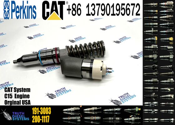Diesel Fuel Injector 191-3003 1913003 Fuel Injector Pump 200-1117 2001117 Spare Parts C11 C13 C15 Fuel Injectors for Cat Spares