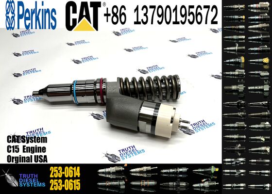 Fuel Injector 244-7716 249-0709 10R-1273 10R-9236 253-0614 10R-3263 253-0615 10R-3264 Fits for C15 Engine Excavator Truck Parts