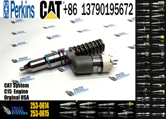 Fuel Injector 244-7716 249-0709 10R-1273 10R-9236 253-0614 10R-3263 253-0615 10R-3264 Fits for C15 Engine Excavator Truck Parts