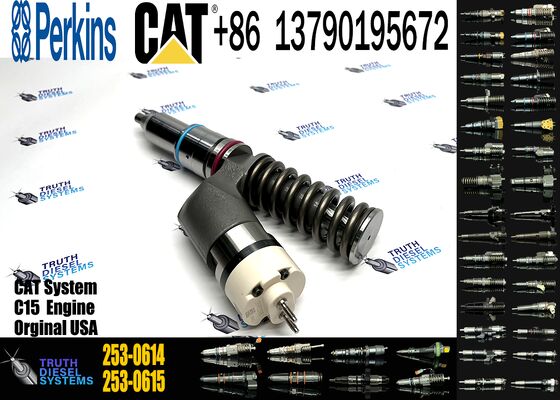 Fuel Injector 244-7716 249-0709 10R-1273 10R-9236 253-0614 10R-3263 253-0615 10R-3264 Fits for C15 Engine Excavator Truck Parts