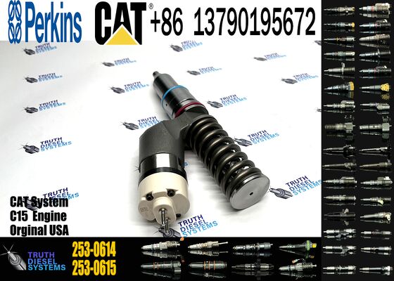 Fuel Injector 244-7716 249-0709 10R-1273 10R-9236 253-0614 10R-3263 253-0615 10R-3264 Fits for C15 Engine Excavator Truck Parts