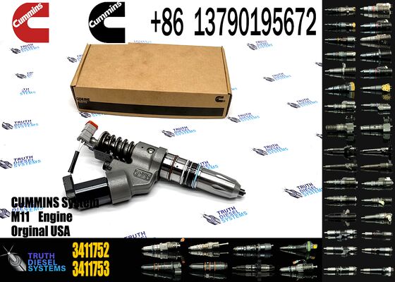Truck Diesel Engine Injectors Common Rail Injectors 3411752 3087557 3411756 3411754 Compatible with Cummins M11, ISM11, QSM11