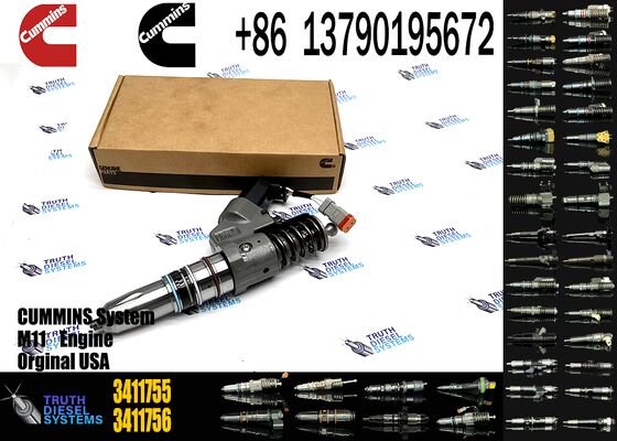 Common Rail Fuel Injector 3037772 3411755 3081319 3411756 3087557 3411758 for Sprayer Excavator M11 Injector Truck Parts