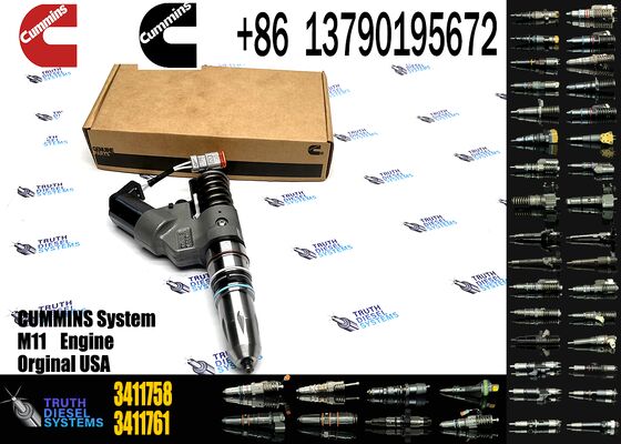 Diesel Engine Injector M11 Common Rail Injector 4026222A 3411755 3411758 3411845 4026222 4061851 4903084 Excavator Spare Parts