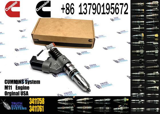 Diesel Engine Injector M11 Common Rail Injector 4026222A 3411755 3411758 3411845 4026222 4061851 4903084 Excavator Spare Parts