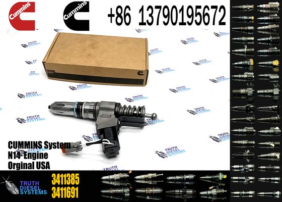 High Performance N14 diesel Engine Fuel Injector Common Rail Injector 3411385 3411767