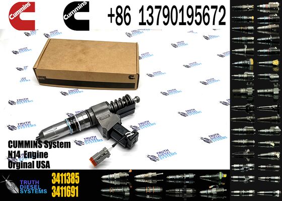 High Performance N14 diesel Engine Fuel Injector Common Rail Injector 3411385 3411767