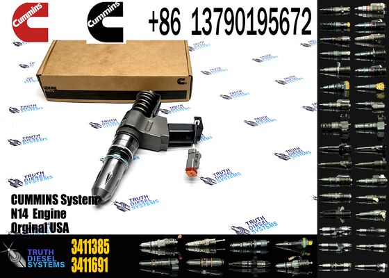 High Performance N14 diesel Engine Fuel Injector Common Rail Injector 3411385 3411767