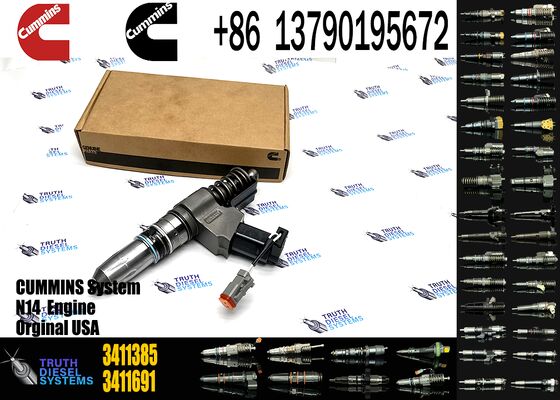 High Performance N14 diesel Engine Fuel Injector Common Rail Injector 3411385 3411767