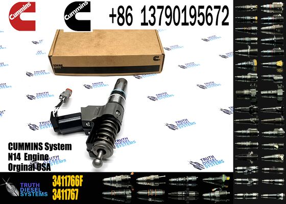 Common Rail Fuel Injector 3083846T 3083848F 3087558F 3411766F 3411767T 3411761 for Sprayer Excavator N14 Injector Truck Parts