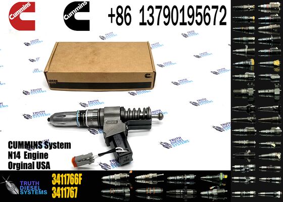 Common Rail Fuel Injector 3083846T 3083848F 3087558F 3411766F 3411767T 3411761 for Sprayer Excavator N14 Injector Truck Parts
