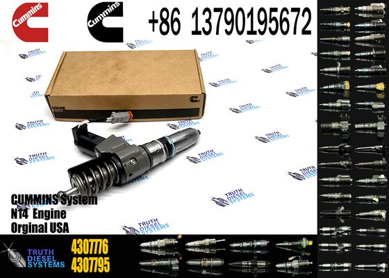 Common Rail Fuel Injector 3411765 3411766 3411767 4307516 4307776 4307795 for Sprayer Excavator N14 Injector Truck Parts