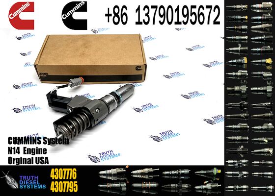 Common Rail Fuel Injector 3411765 3411766 3411767 4307516 4307776 4307795 for Sprayer Excavator N14 Injector Truck Parts
