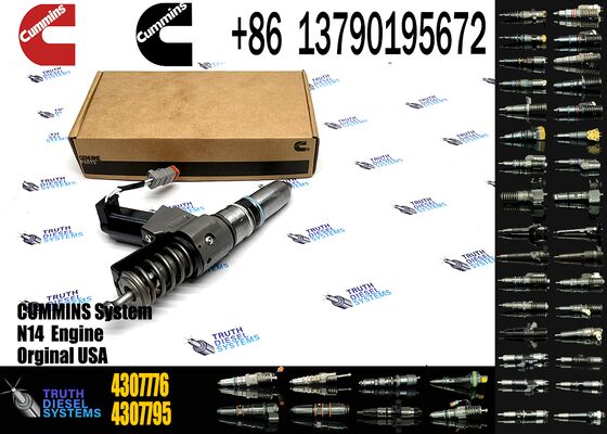 Common Rail Fuel Injector 3411765 3411766 3411767 4307516 4307776 4307795 for Sprayer Excavator N14 Injector Truck Parts