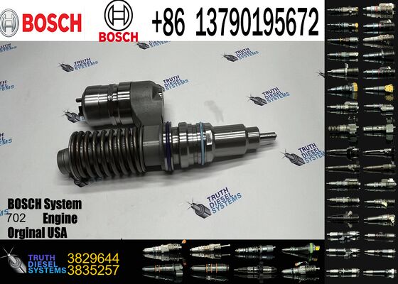 New XPower Crawler Excavator Engine Fuel Injector 3829644 0414702013 for D12 D12D Tad1242ge Tad1240ve with 6-Month Warranty