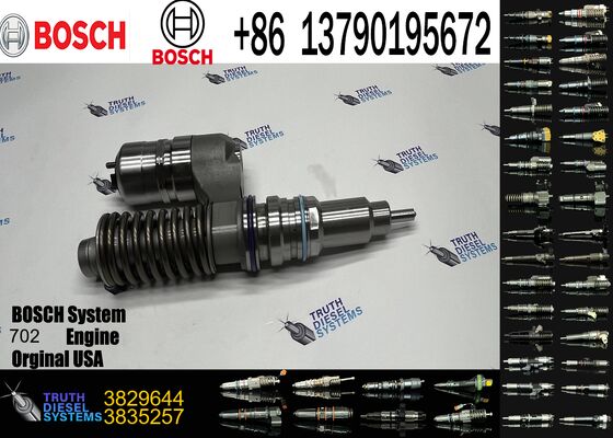 New XPower Crawler Excavator Engine Fuel Injector 3829644 0414702013 for D12 D12D Tad1242ge Tad1240ve with 6-Month Warranty