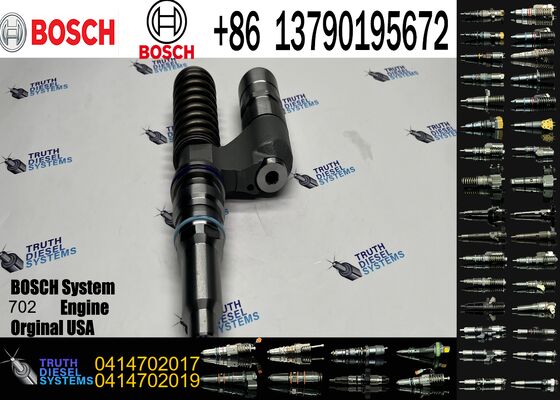 Diesel Fuel Injector 0414702002 0 414 702 002 3165869 0414702017 5236686 5237146 8113286 3165874 3964829 for D12C / D12D
