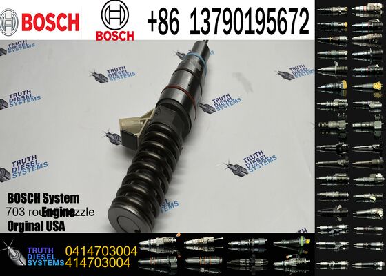 New Diesel Fuel Injector 0414703004 for Stralis Trakker F3B3681 F3HFE611 12.9D 13.0D Engine