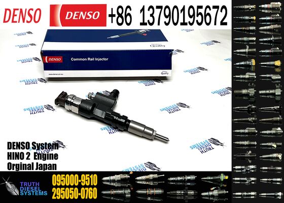095000-9510 0950009510 Common Rail Fuel Injector 23670-E0510 23670E0510 for Hino 300 N04c Toyota Dyna Engine