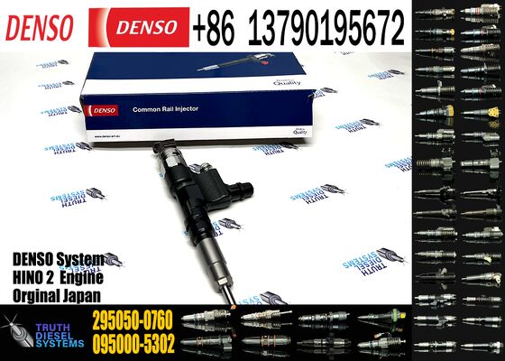Diesel Fuel Injector 295050-0760 23670-E0380 295050-3090 OEM for Construction Machinery with 3 Months Warranty