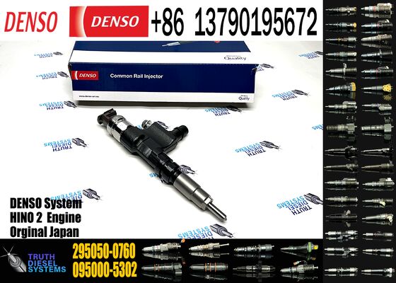 Diesel Fuel Injector 295050-0760 23670-E0380 295050-3090 OEM for Construction Machinery with 3 Months Warranty