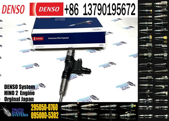 Diesel Fuel Injector 295050-0760 23670-E0380 295050-3090 OEM for Construction Machinery with 3 Months Warranty