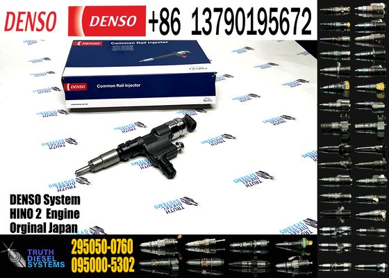 Diesel Fuel Injector 295050-0760 23670-E0380 295050-3090 OEM for Construction Machinery with 3 Months Warranty