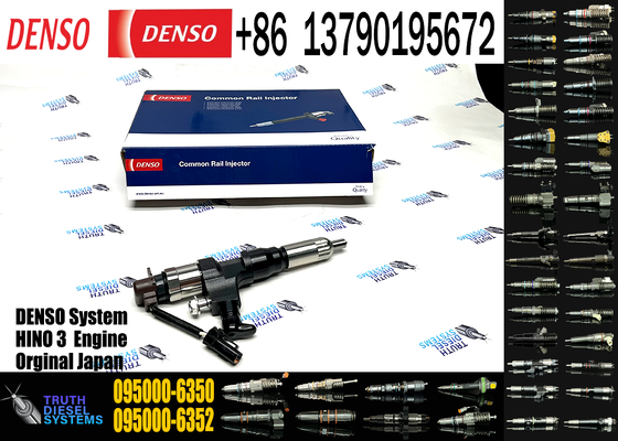 High-Performance Common Rail Injector OEM Replacement 095000-6353 095000-6350 for HINO J05E Engine 23670-E0050 Compatible