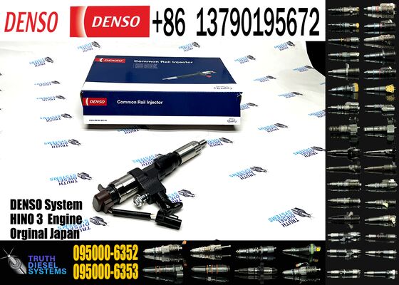 Diesel Fuel Injector Nozzle Common Rail Injector 095000-6353 095000-6352 23670-E0050 compatible with DENSO HINO J05E